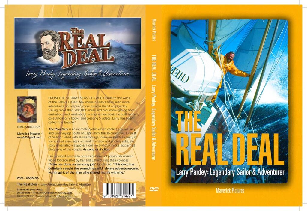 TRD-DVD Cover-v3_1122x771 THE REAL DEAL: Larry Pardey, Legendary Sailor & Adventurer DVD Cover