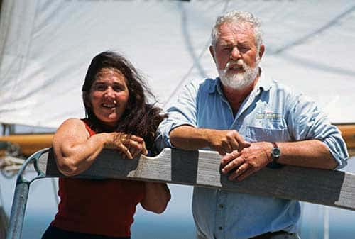 Lin and Larry Pardey, two time circumnavigators.